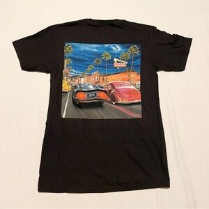 In N Out Burger California Hollywood Men's Black Shirt Small